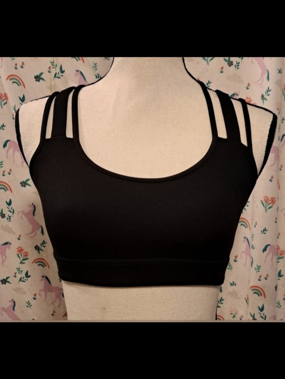 NWOT Victoria’s Secret VS Black High Impact Casual Gym Yoga Sport Bra SZ XS